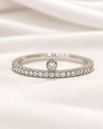 Demi-Alliance Diamants "Mélissa" - Elliade Paris