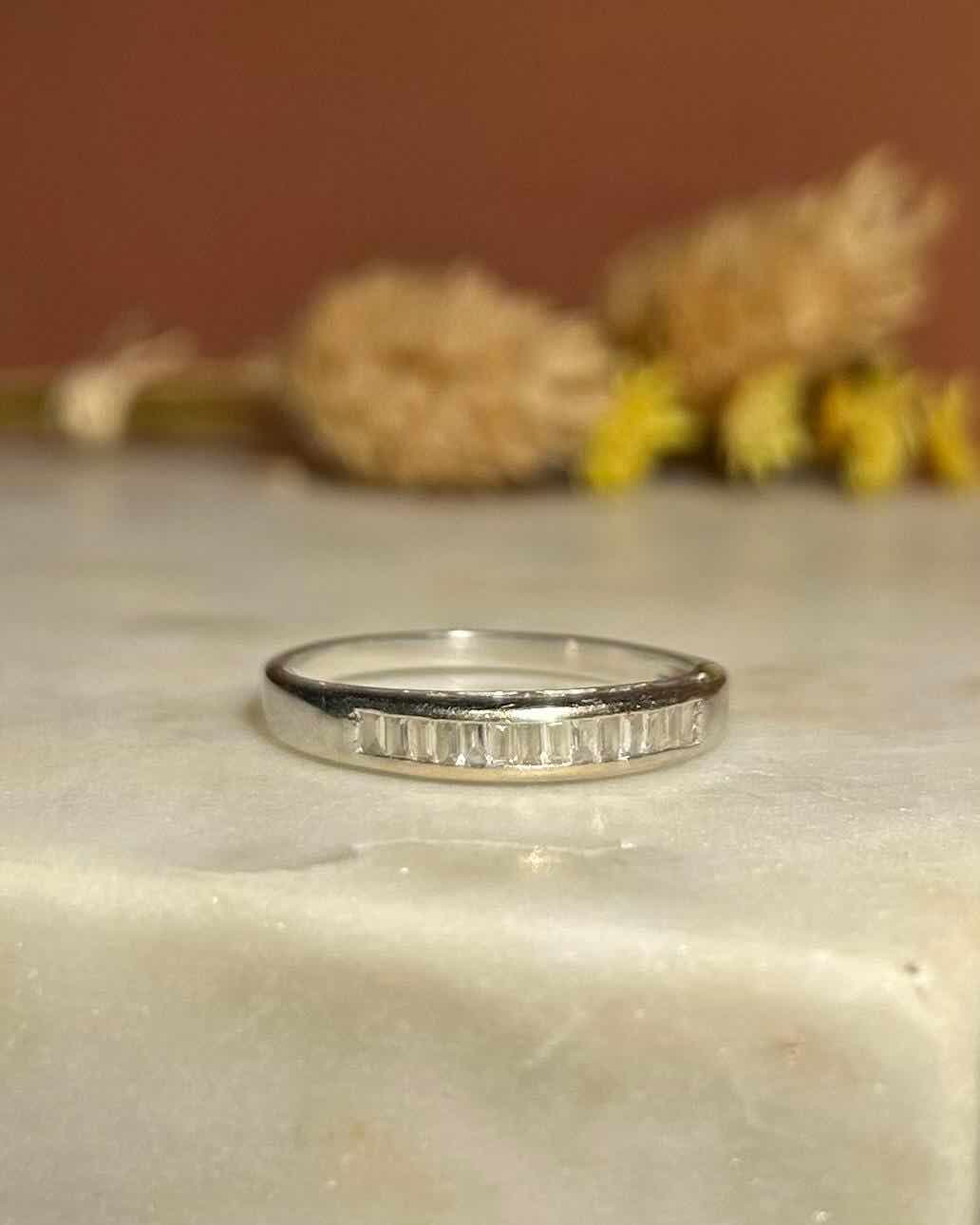 Demi Alliance vintage Diamants "Anna"
