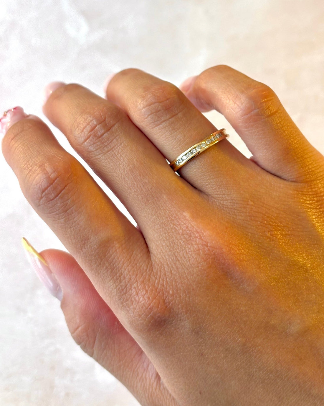 Demi-Alliance Diamants "Virona" - Elliade Paris