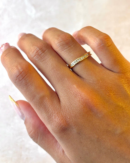 Demi-Alliance Diamants "Virona" - Elliade Paris