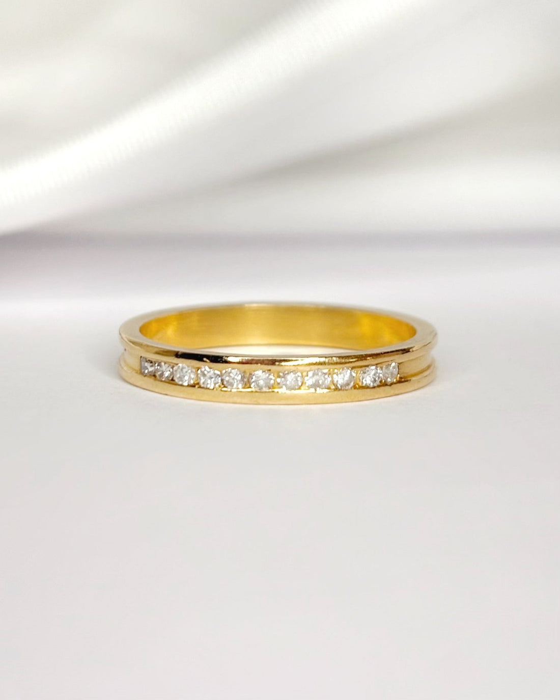 Demi-Alliance Diamants "Virona" - Elliade Paris