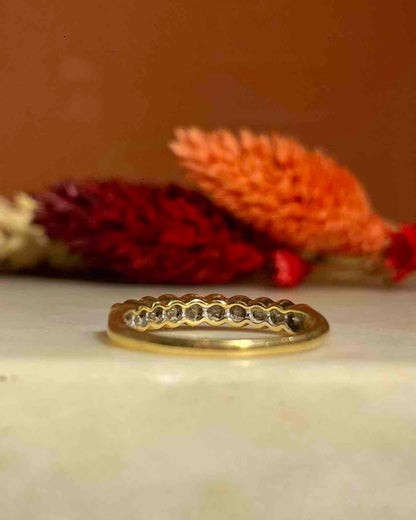 Demi-alliance Américaine diamants &quot;Jordana&quot;