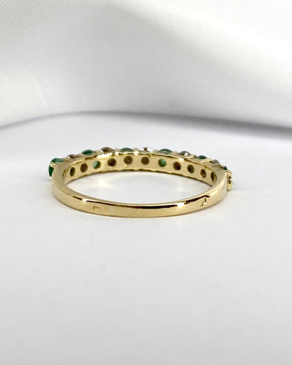 Demi - alliance Émeraudes &amp; Diamants 0.35 carat &quot;Julianne&quot; - Elliade Paris