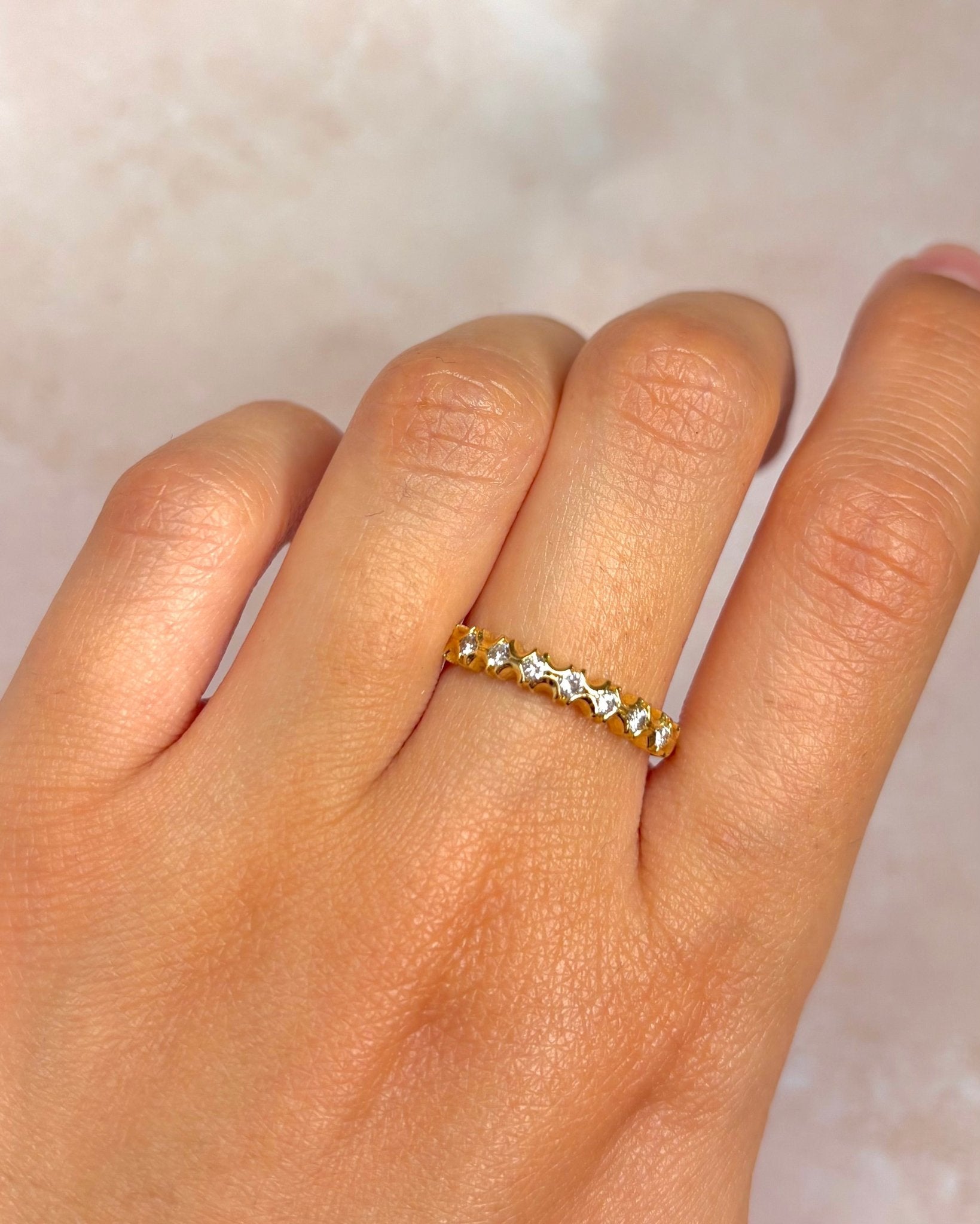 Demi - Alliance Rivière Diamants 0.28 carat "Salma" - Elliade Paris