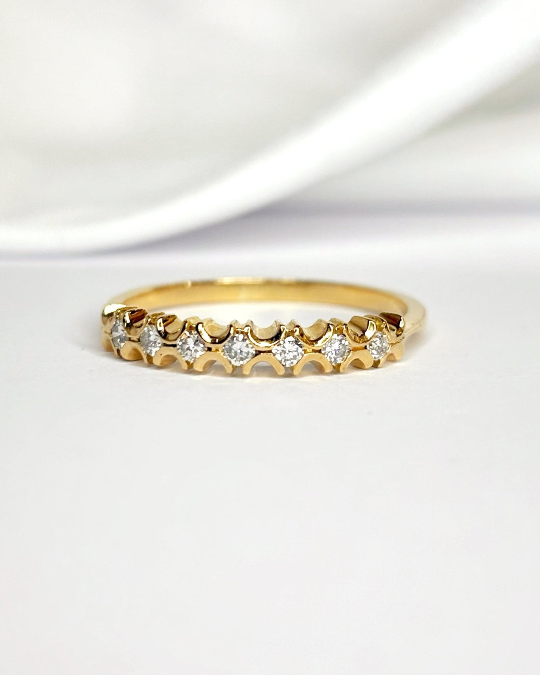 Demi - Alliance Rivière Diamants 0.28 carat "Salma" - Elliade Paris