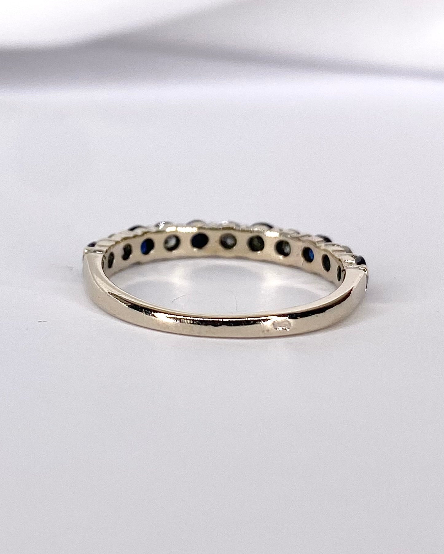 Demi - Alliance Saphirs 0.43 carat &amp; Diamants 0.25 carat "Paula" - Elliade Paris