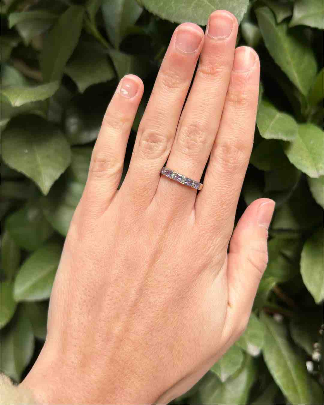 Demi Alliance Tanzanites &amp; Diamants "Trissia" - Elliade Paris