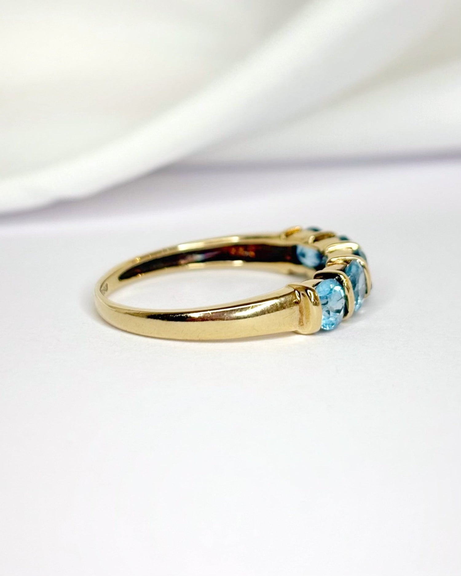 Demi-Alliance Topazes 1.50 carat "Xaria" - Elliade Paris