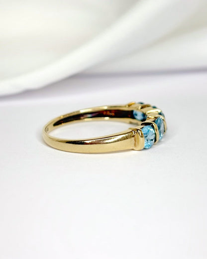 Demi-Alliance Topazes 1.50 carat "Xaria" - Elliade Paris
