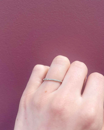 Demi - Alliance Vintage 14 Diamants &quot;Viviana&quot; - Elliade Paris