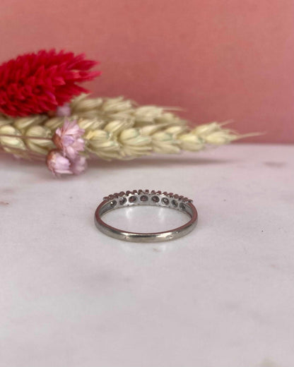 Demi - Alliance Vintage 8 Diamants &quot;Daya&quot; - Elliade Paris