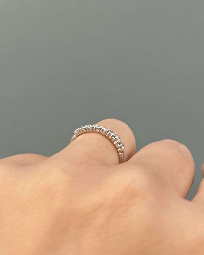 Demi - Alliance Vintage 8 Diamants &quot;Daya&quot; - Elliade Paris