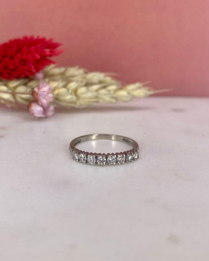 Demi - Alliance Vintage 8 Diamants &quot;Daya&quot; - Elliade Paris