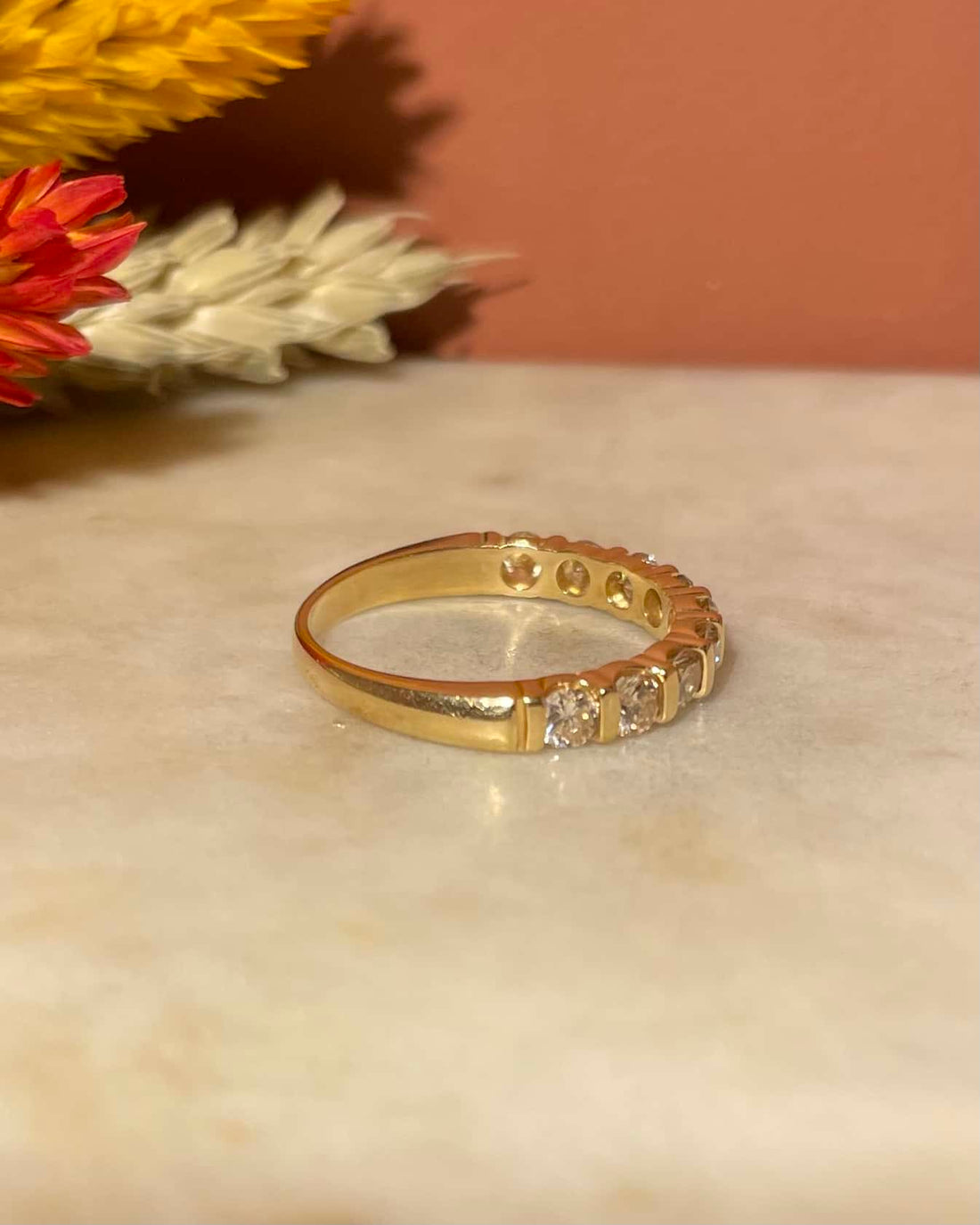 Media Alianza 9 Diamantes 0,90 quilates &quot;Naomie&quot;