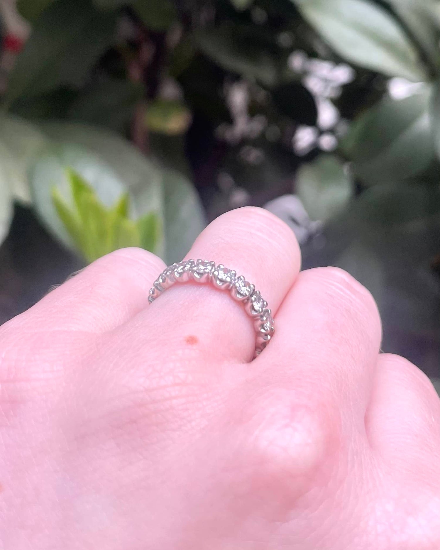 Demi-Alliance 12 Diamants 1 carat &quot;Jacqueline&quot;