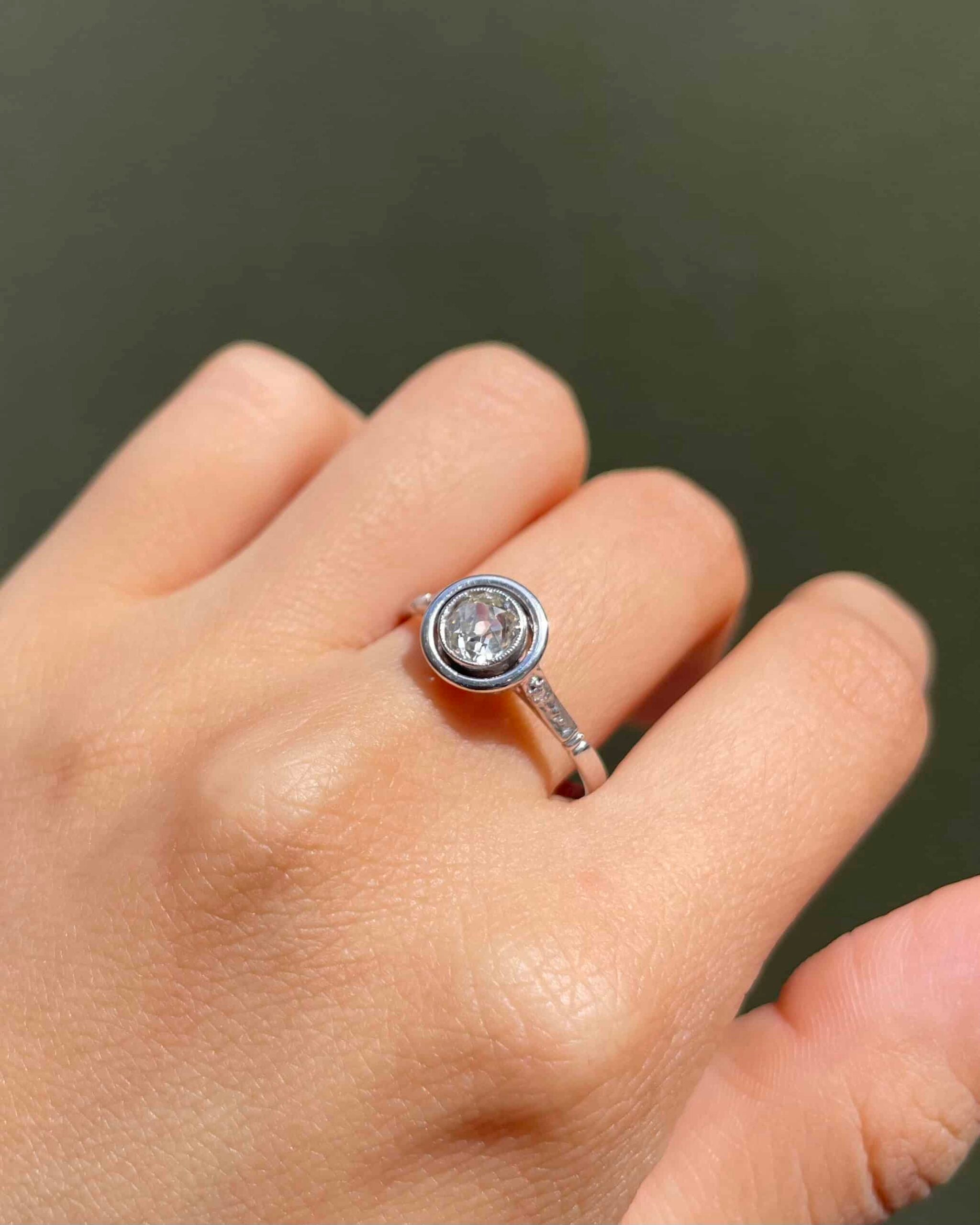 Anillo solitario de diamantes "Vannity" de 0,50 quilates