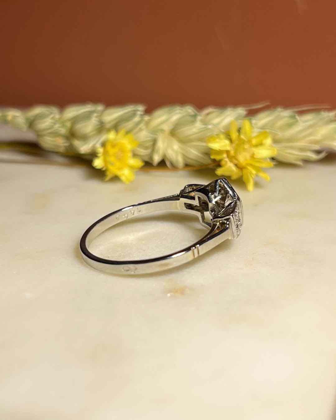 Bague Art-déco Diamants &quot;Juliette&quot;
