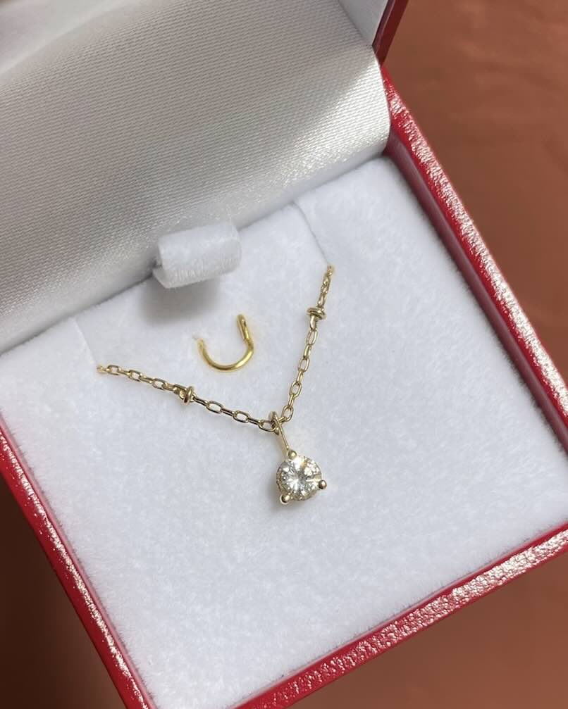 Collier Diamant vintage &quot;Irène&quot;