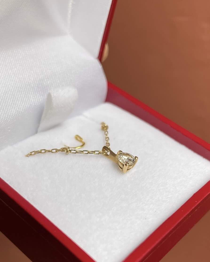 Collier Diamant vintage &quot;Irène&quot;