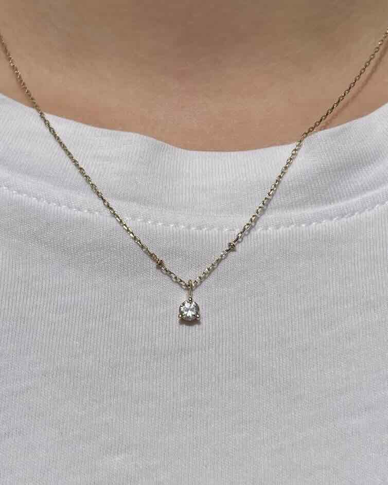 Collier Diamant vintage &quot;Irène&quot;