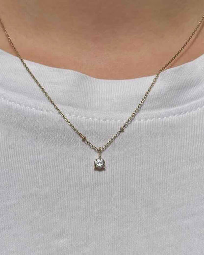 Collier Diamant vintage &quot;Irène&quot;