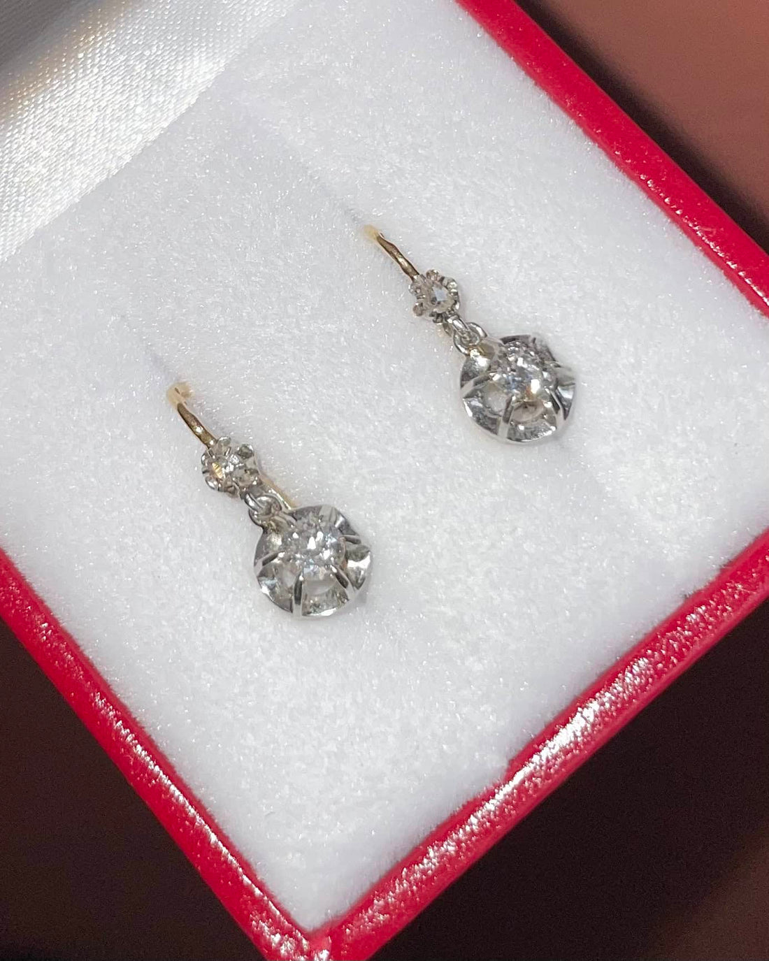 &quot;Méliha&quot; 0.34 carat Diamond Sleeper Earrings