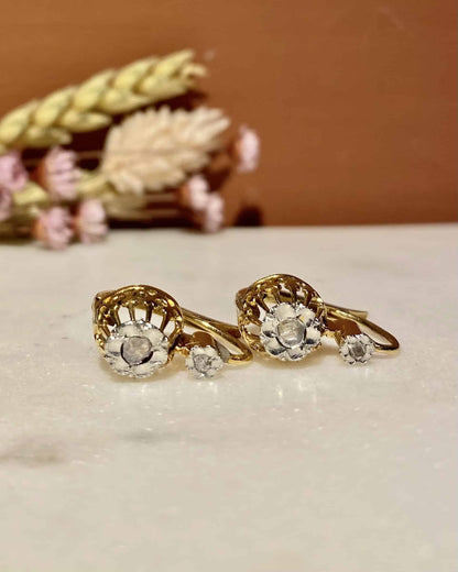 Dormeuses Art-Déco Diamants &quot;Maureen&quot;