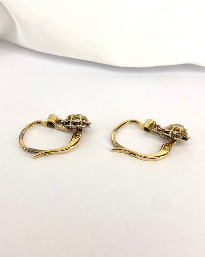 Dormeuses Diamants 0.53 carat " Alexanne" - Elliade Paris