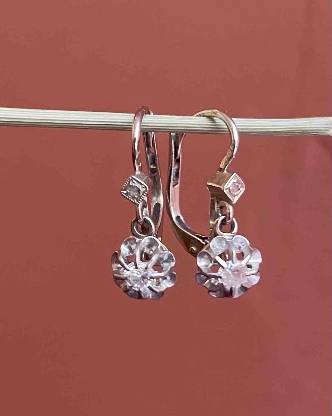 Dormeuses Diamants et Or "Ruth" - Elliade Paris