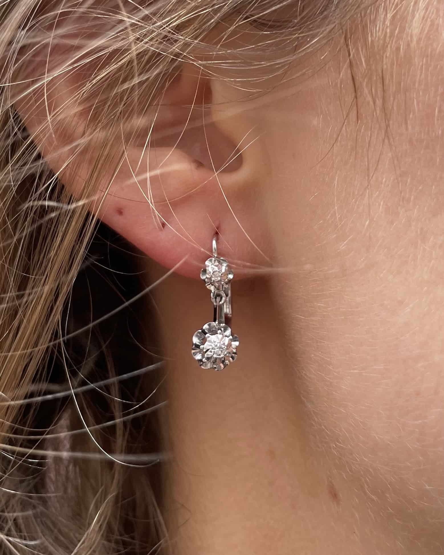 Dormeuses Diamants "Macye" - Elliade Paris