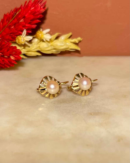 Dormeuses Vintage Perles &quot;Logan&quot;