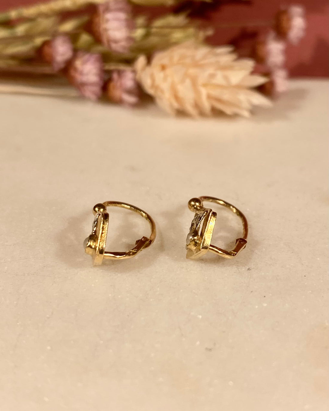 Dormeuses Vintage Perles &quot;Victoria&quot;