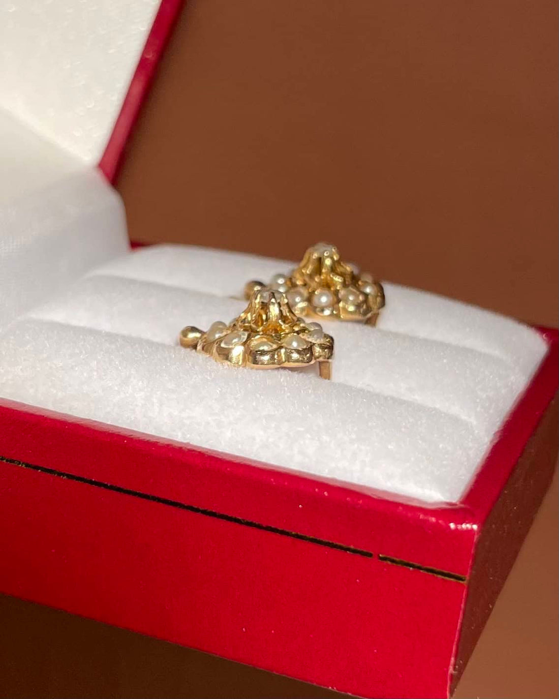 Dormeuses Vintage 20 Perles &amp; Diamants &quot;Kaitlyn&quot;