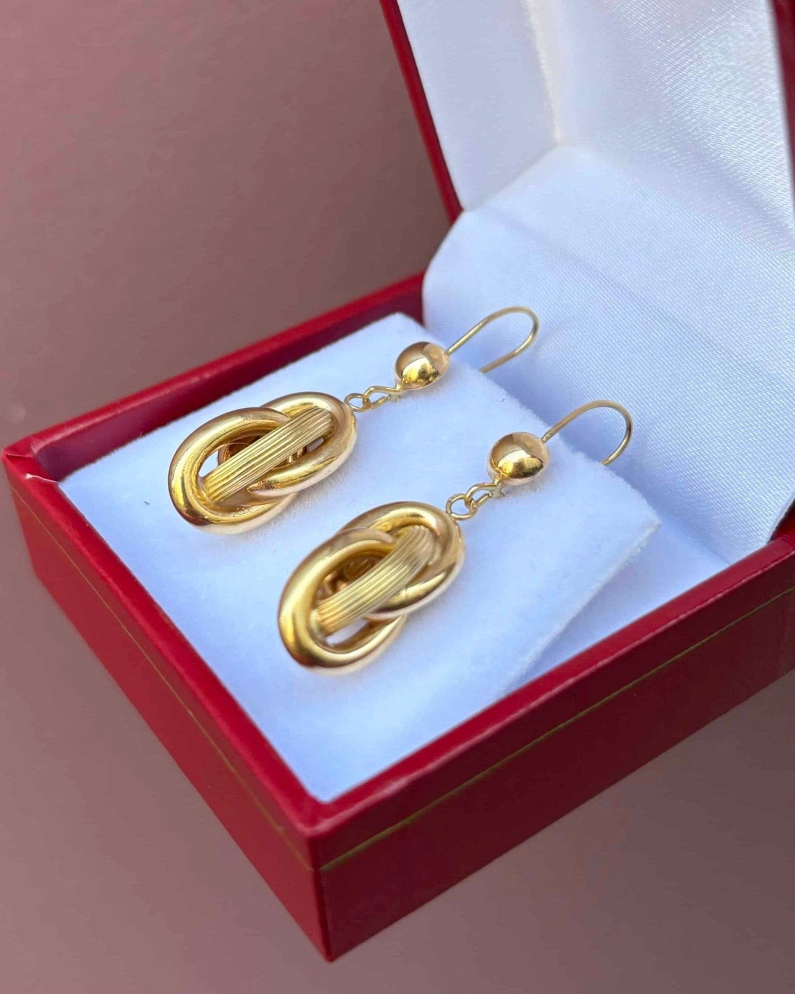 Dormeuses Vintage Or jaune 18 carats "Jolina" - Elliade Paris
