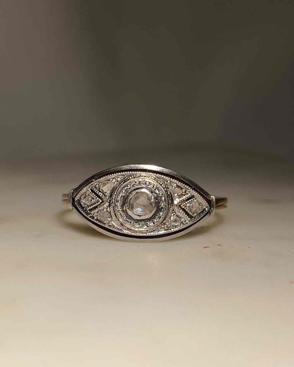 Bague Art-déco Diamant &quot;Garance&quot;