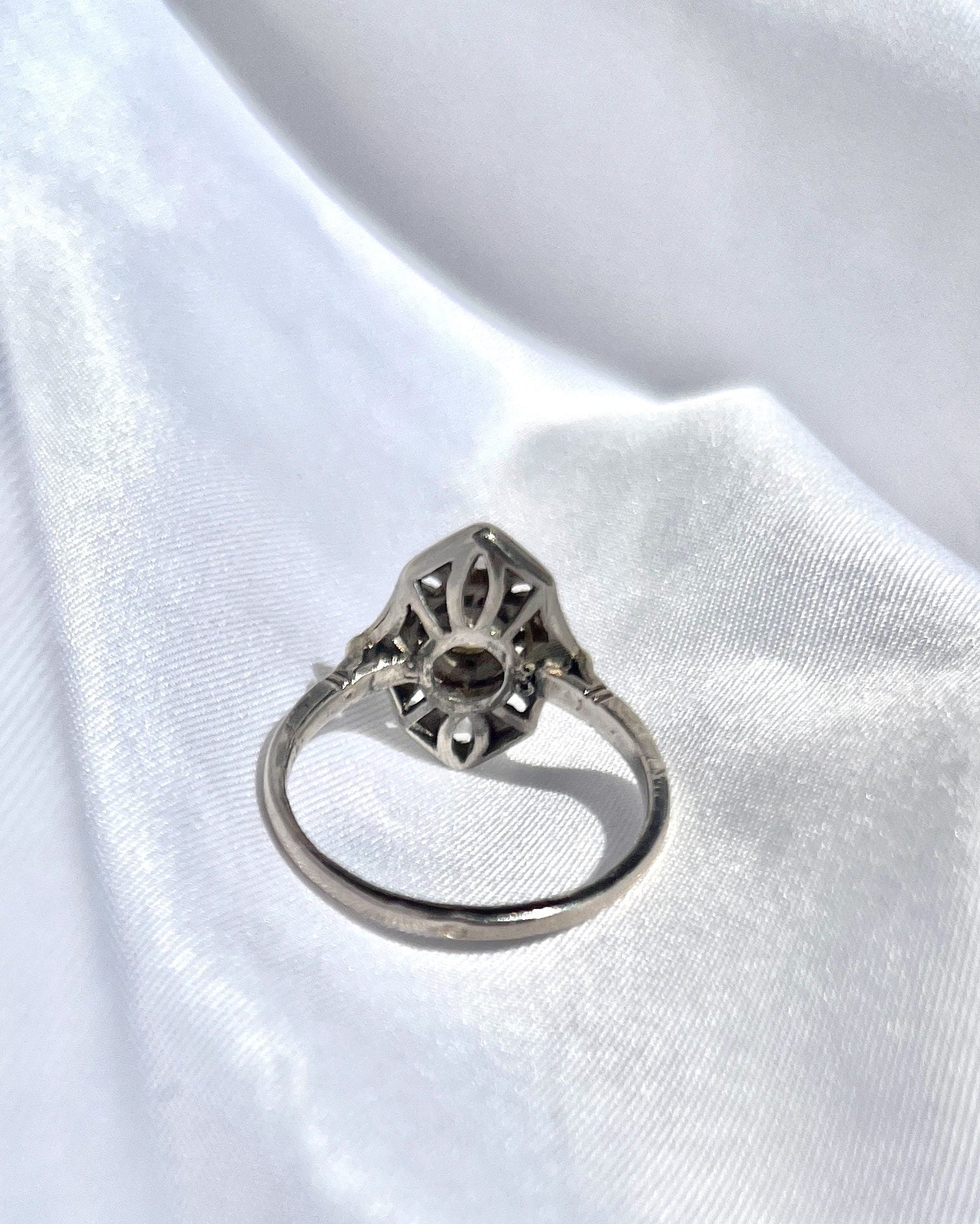 Bague Art-déco diamants "Adonis"