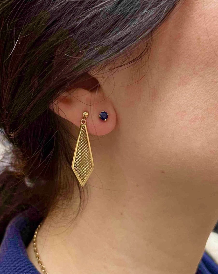 Pendientes de zafiro "Lucie"