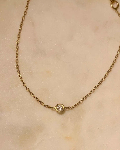 Bracelet Diamant et Or Vintage &quot;Aylana&quot;