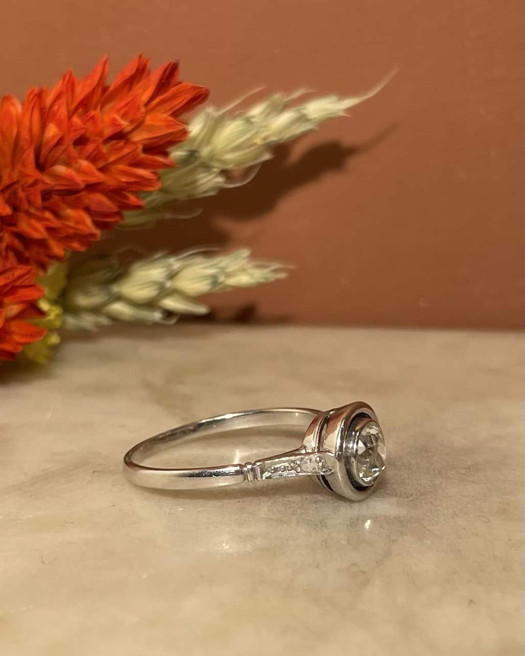 Anillo solitario de diamantes "Vannity" de 0,50 quilates