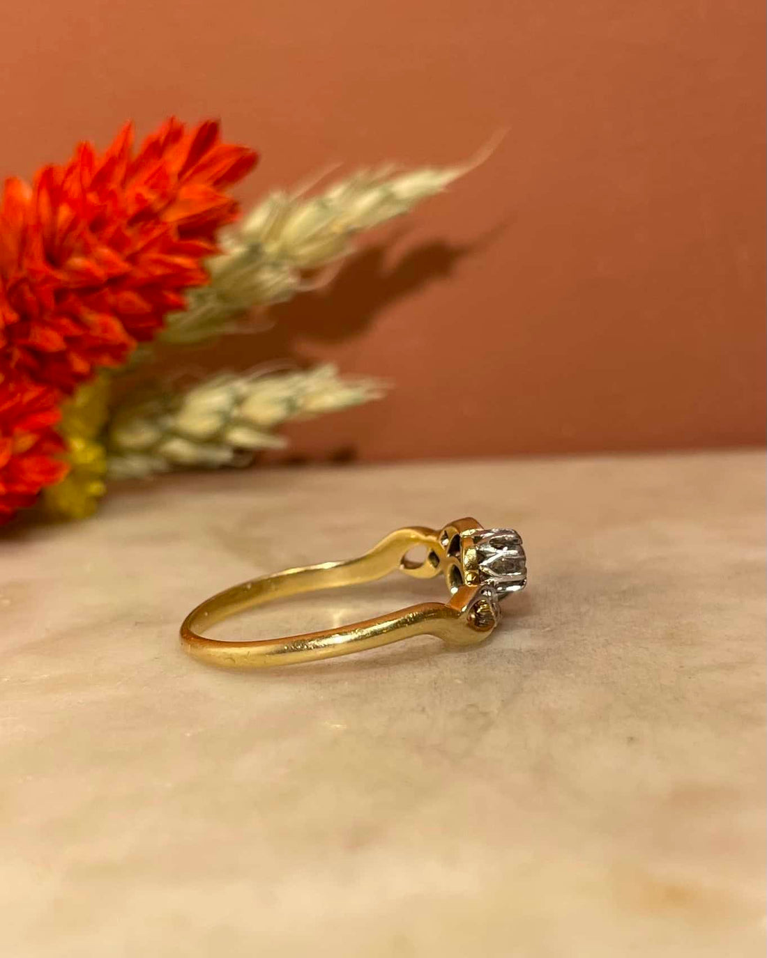 Art Nouveau Diamond Ring &quot;Bogdana&quot;