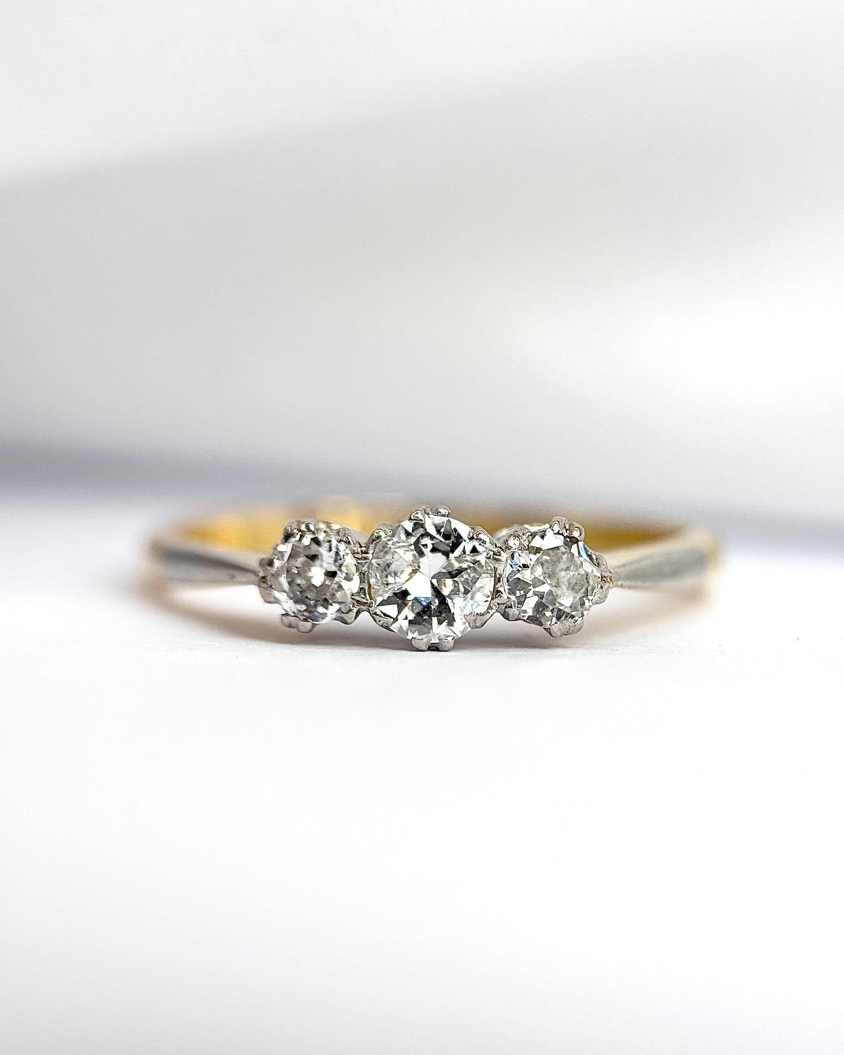 “Stella” 0.55-carat Trilogy Diamond Ring