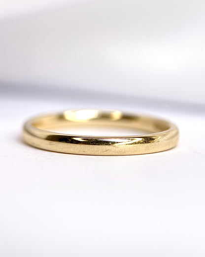 18-carat yellow gold wedding band 2.1 mm “Inaya”