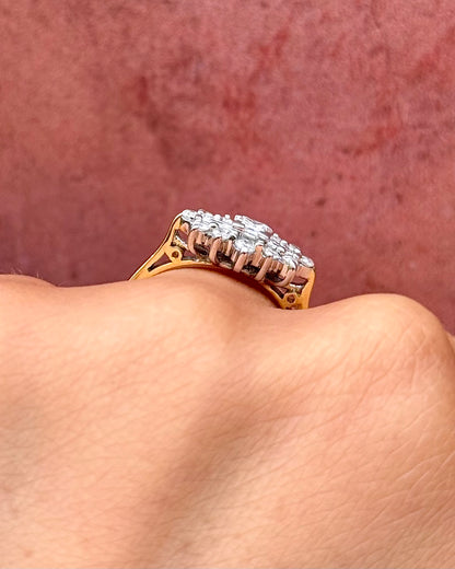 Anillo rivière de diamantes de 0,50 quilates «Odile»