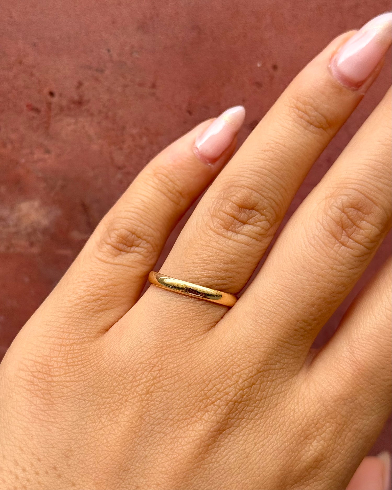 Alianza de oro amarillo de 18 quilates, 2,6 mm, «Clovis»