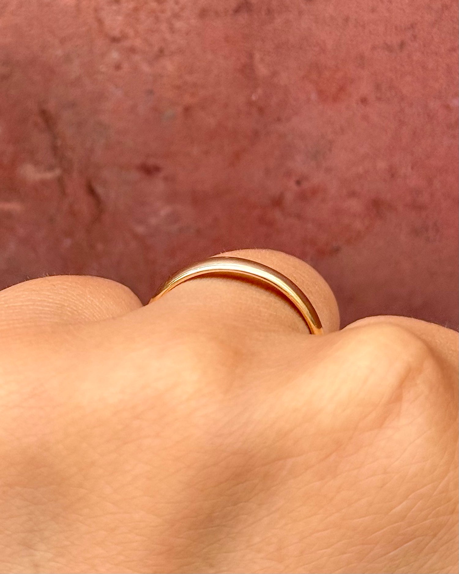 Alianza de oro amarillo de 18 quilates, 2,6 mm, «Clovis»