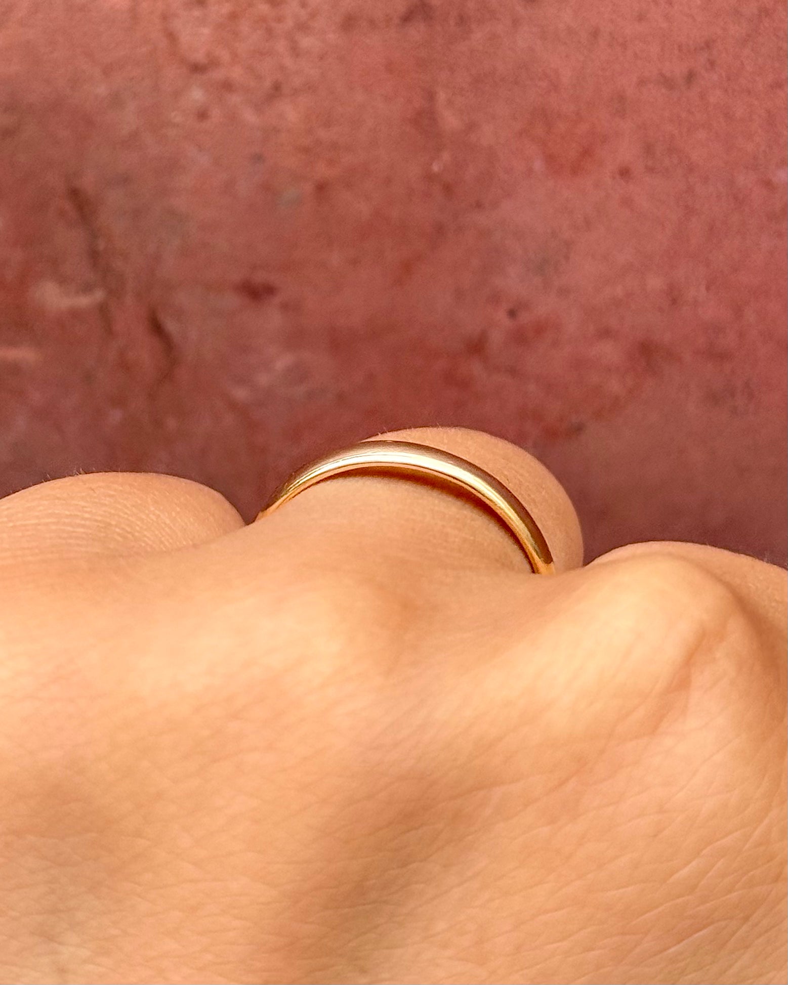 Alianza de oro amarillo de 18 quilates, 2,6 mm, «Clovis»