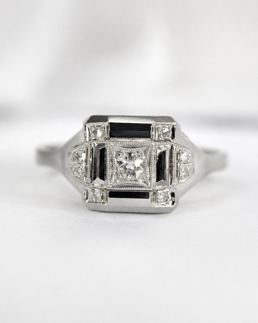Bague Art-Déco Diamants "Samia"