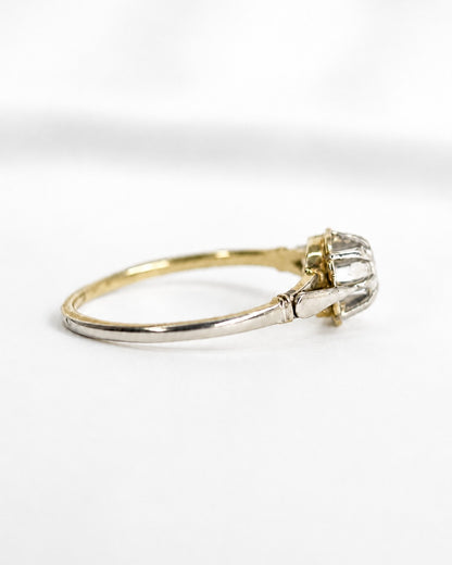 Anillo solitario de diamante Art Déco «Emilia»