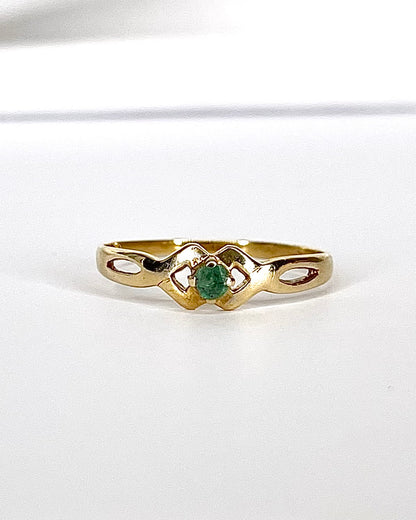 Solitaire Emerald Ring "Billy"