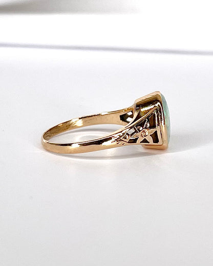 Anillo rígido Ópalo 1.30 quilates "Solène"
